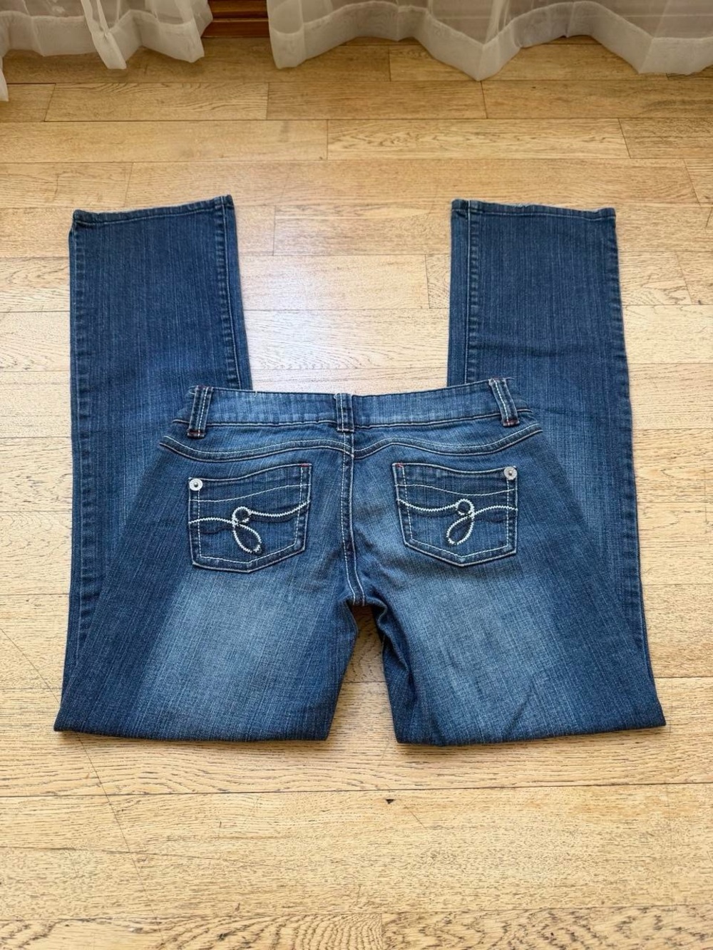 Y2K Ultra Low-Rise Denim Guess Jeans Flare Jeans - Picture 2 of 6